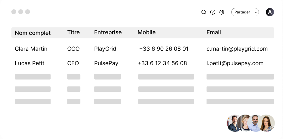 Illustration Sourcing de données qualifiées, enrichies et actionnables.